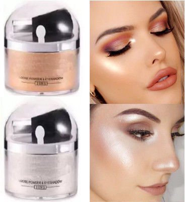 CATERINACHIARA Shimmery shiny powdery face & body highlighter powder Highlighter(multi color)
