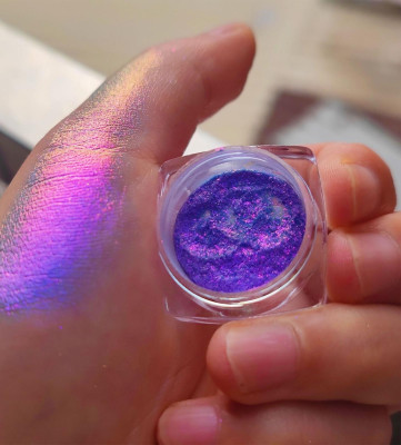 YAWI Best Shimmer Loose Pigment Color Eye Shadow(purple)