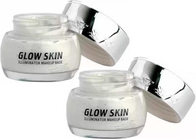 THTC New Illumination Face White Highlighter & Glitter Creamy Set(WHITE)