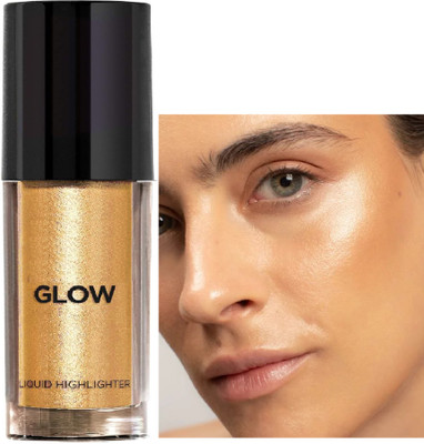 ADJD Glow Liquid Illuminator Soft Natural Glow Liquid Highlighter Golden(Golden)