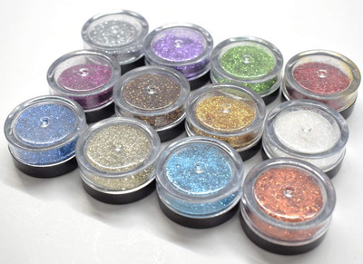 Arcanuy Glitter Loose Shimmer Multiuse Eye Shadow Glitter Powder Pigment Eye Makeup(multi color)