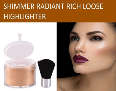 THTC SHINY GLOW MAKEUP SMOKY GOLD SHINY HIGHLIGHTER(SOMKY GOLD)