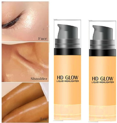 GFSU - GO FOR SOMETHING UNIQUE Liquid Highlighter Waterproof & Long Stay Highlighter(gold)