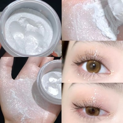 GULGLOW99 Diamond Shine Sparkling Glitter Body Highlighter Powder Highlighter(WHITE)