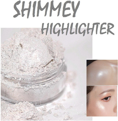 tanvi27 MAKE UP LOOK LONG & LASTING HIGHLIGHTER GREY LOOSE POWDER Highlighter(GREY)