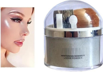 GFSU - GO FOR SOMETHING UNIQUE Shimmer Shiny Highlight Make For Professional Look Highlighter. (SILVER )(Silver)
