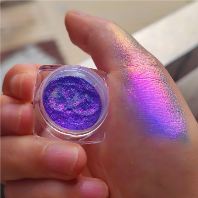 YAWI Best Multiuses Shimmer Pigment Single Color Eye Shadow(purple)