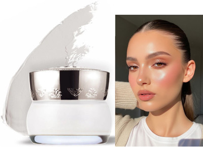 AFARAXIA GLOW SKIN ILLUMINATOR AND HIGHLIGHTER MAKEUP BASE FOR ALL PARTY MAKEUP(SILVER)