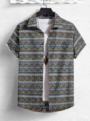 fitoda fashion Men Striped Casual Multicolor Shirt