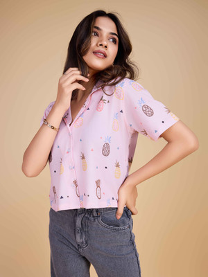 CHOICEIT Party Printed Women Multicolor Top