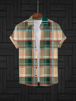 zyromen Men Checkered Casual Multicolor Shirt