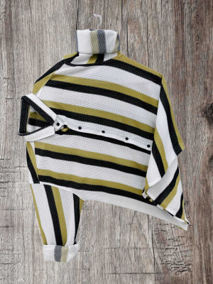 Terasoft Fashion Men Self Design Formal Yellow Shirt