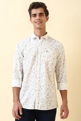 Allen Solly Men Printed Casual White Shirt