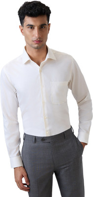 Raymond Men Solid Formal Brown Shirt