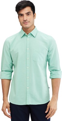 PARX Men Solid Casual Green Shirt