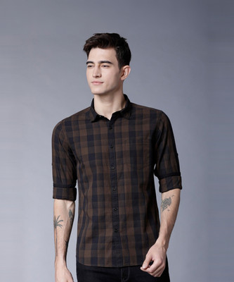 HIGHLANDER Men Checkered Casual Multicolor Shirt