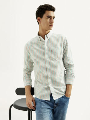 LEVI'S Men Striped Casual Multicolor Shirt
