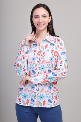 stylo queen Women Floral Print Casual Multicolor Shirt