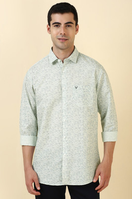 Allen Solly Men Printed Casual White Shirt