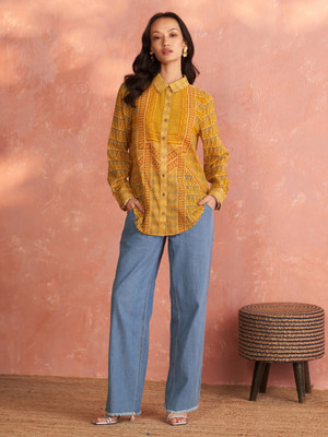 aarke Ritu Kumar Women Printed Casual Multicolor Shirt