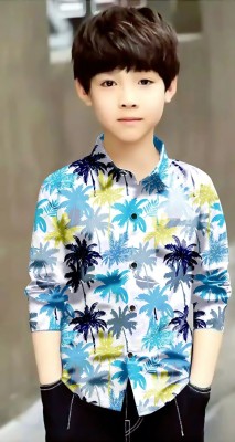 kiyan Baby Boys Printed Party Multicolor Shirt