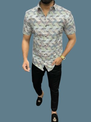 ISUEL FAB Men Printed Formal Multicolor Shirt