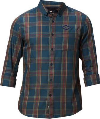 BEING HUMAN Men Solid Casual Green Shirt