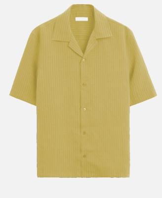 COMBRAIDED Men Striped Casual Multicolor Shirt