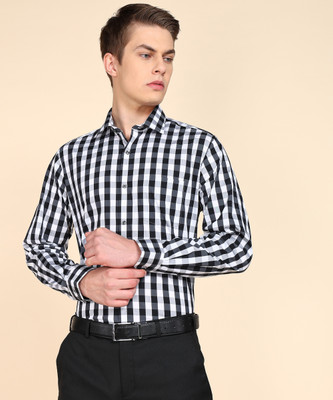 VAN HEUSEN Men Checkered Formal Multicolor Shirt