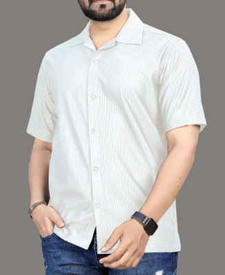 COMBRAIDED Men Striped Casual Multicolor Shirt