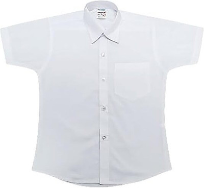PUPPETNX Men Solid Formal White Shirt
