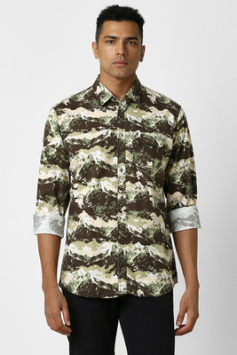 PETER ENGLAND Men Printed Casual Multicolor Shirt