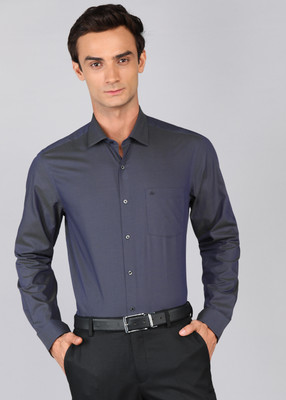 ARROW Men Self Design Formal Grey Shirt