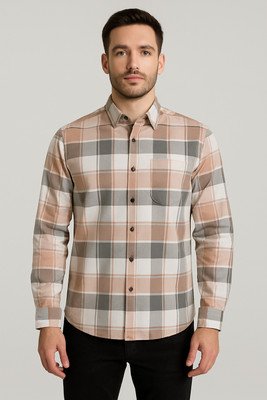 Zoitgiest Men Checkered Casual Multicolor Shirt