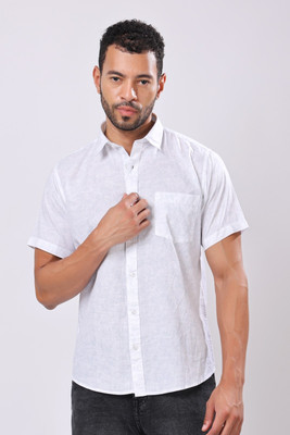 Stylox Men Solid Casual Blue Shirt