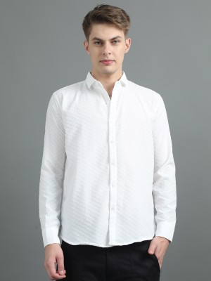 Sivansh Fashion Men Solid Casual White Shirt