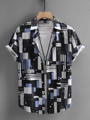 Varni Creation Men Printed Casual Multicolor Shirt