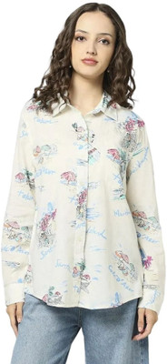 GAP Women Floral Print Casual Multicolor Shirt