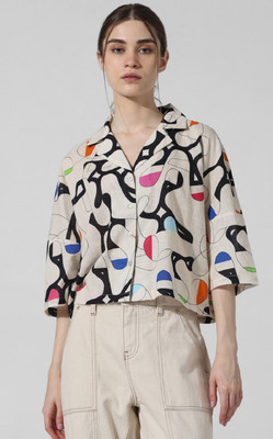 MOXTE Women Printed Casual Multicolor Shirt