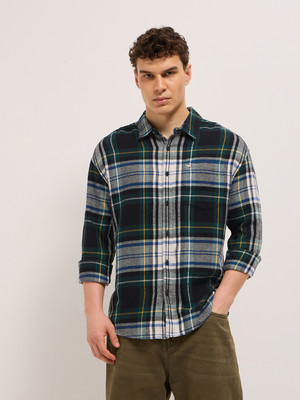 THE BEAR HOUSE Men Checkered Casual Multicolor Shirt