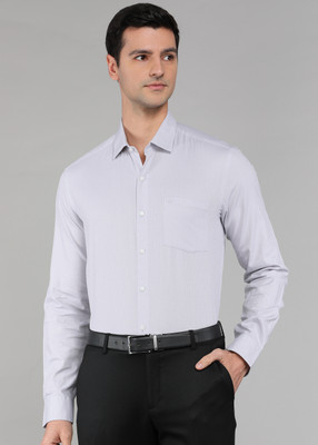 ARROW Men Solid Formal Grey Shirt