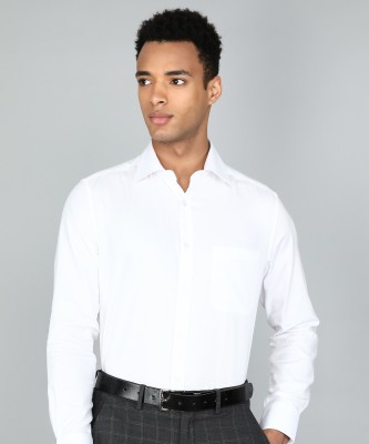 LOUIS PHILIPPE Men Solid Formal White Shirt