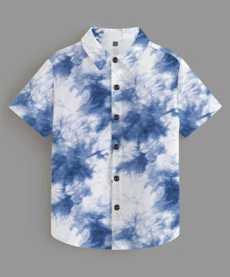 hanumant Boys Dyed/Ombre Casual Multicolor Shirt