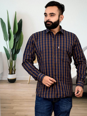 VK WINTER WEAR Men Striped Casual Multicolor Shirt