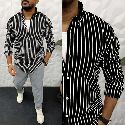 DISHANK CREATION Men Printed Casual Green Shirt