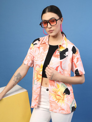 RIGO Women Printed Casual Multicolor Shirt