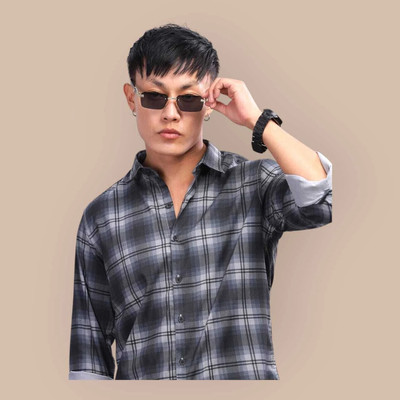 Shiv Fashion Trend Men Self Design, Checkered Casual Multicolor Shirt