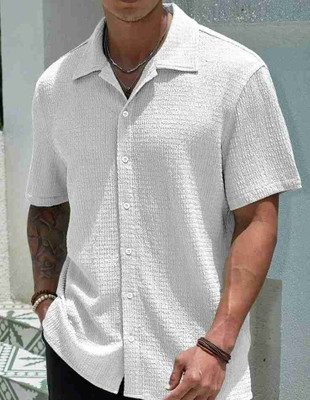 indicare Men Self Design Casual Multicolor Shirt