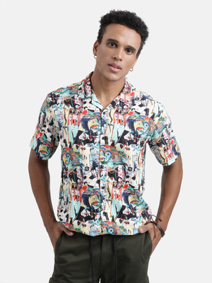 Bene Kleed Men Printed Casual Multicolor Shirt