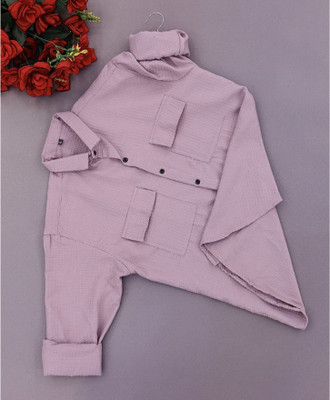 SHFASHION Men Solid Casual Pink Shirt